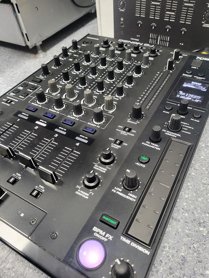 Denon DJ X1850 PRIME Professional 4-Channel DJ Club Mixer with Smart Hub, Dual USB Audio, Four Phono/Line Inputs + Digital Inputs - Crisp OLED Display