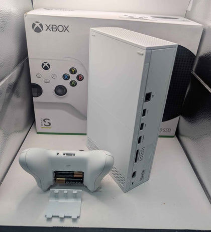 Xbox Series S 512GB Console - White - Boxed With White Controller & Wires