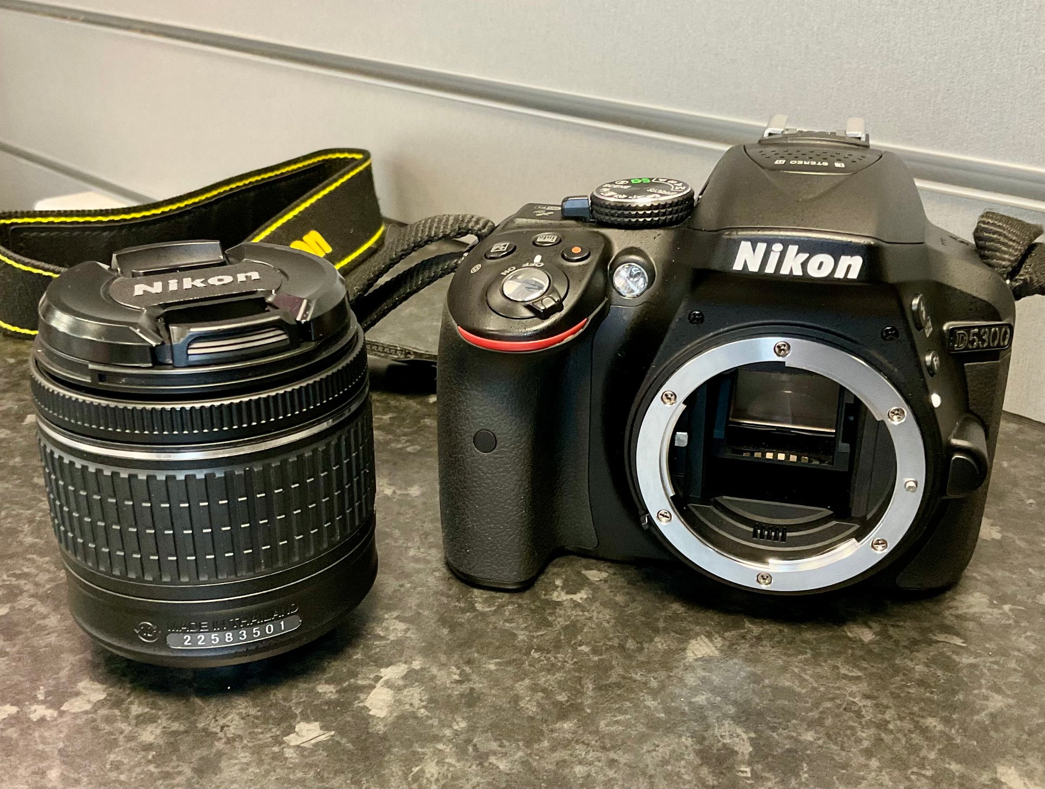 Nikon D5300 Digital Camera with AF-P 18-55mm 1 : 3.5-5.6G VR Lens
