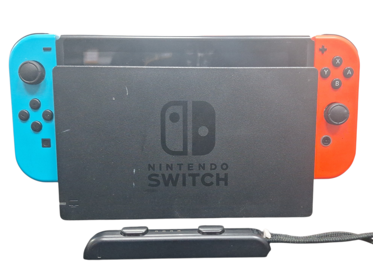 Nintendo Switch Console, 32GB With Neon Blue/Red Joy-Cons, Unboxed