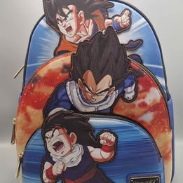 Loungefly Dragon Ball Z Triple Pocket Backpack