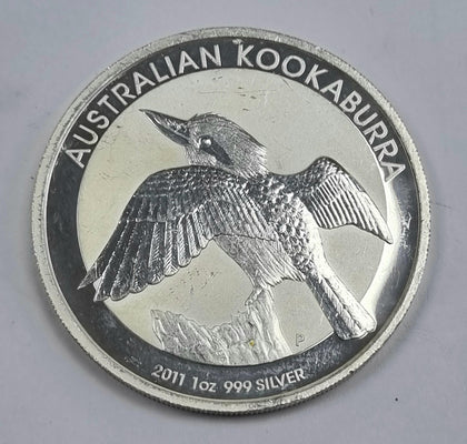2011 P Elizabeth II Australian Dollar 1 Ounce Silver Kookaburra