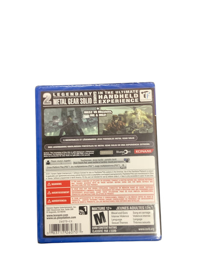 Metal Gear Solid HD Collection PSV Game For Sale