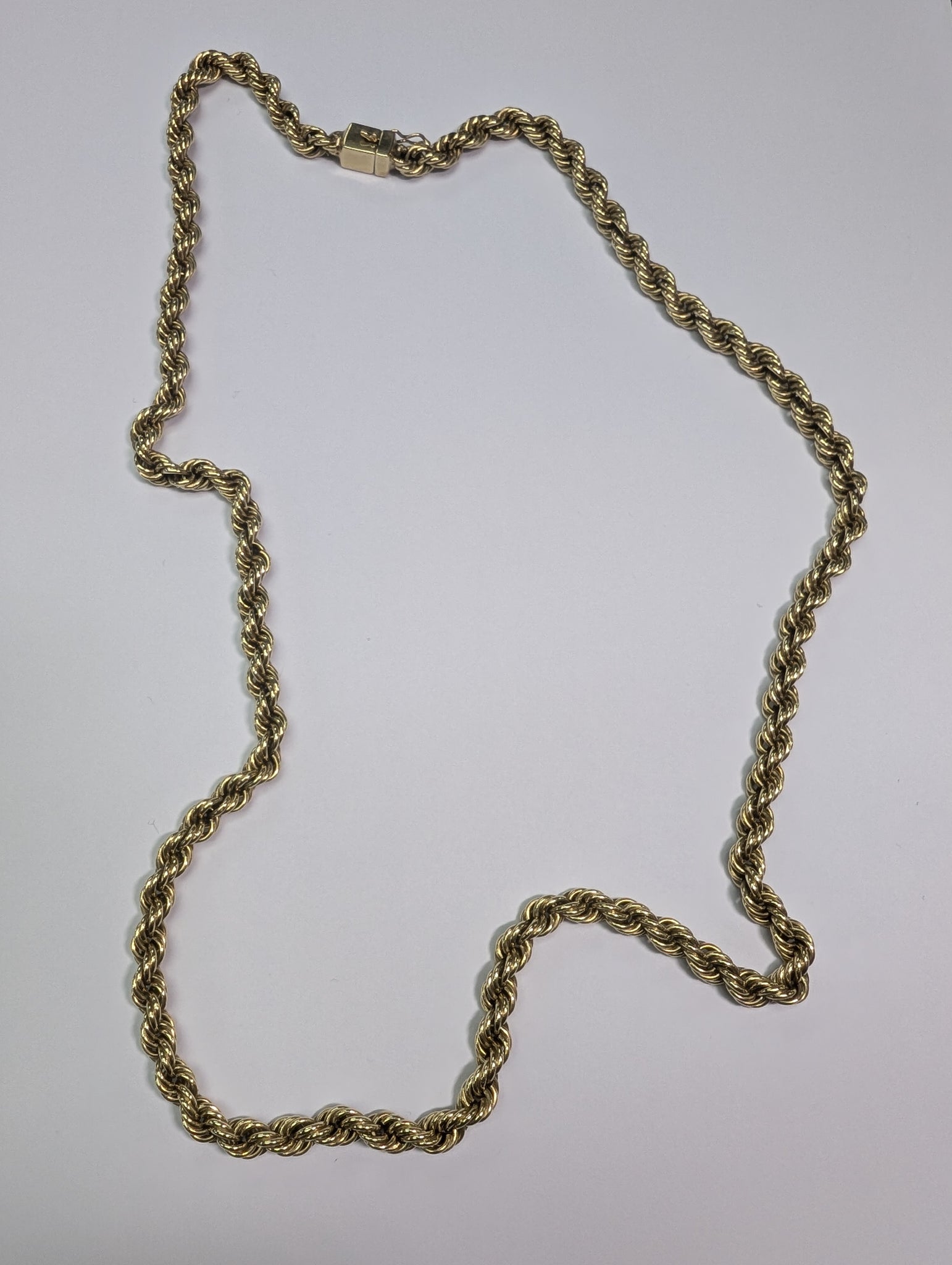 9ct Gold Heavy Rope Chain