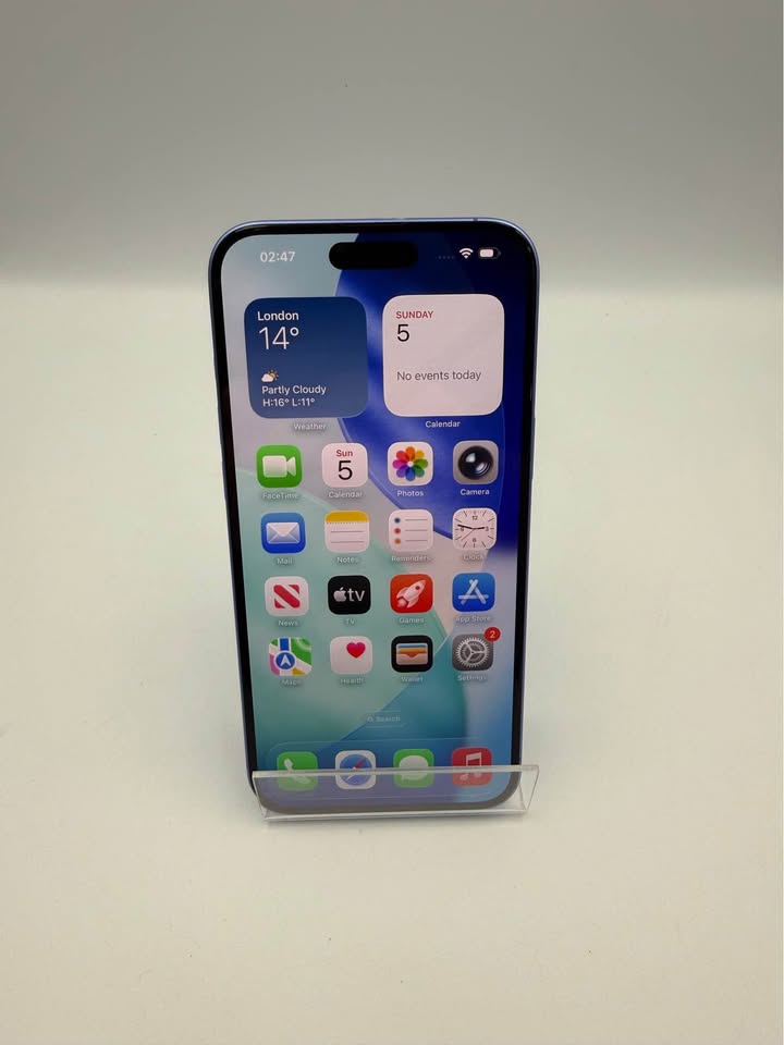APPLE IPHONE 16 PLUS, 256GB, ULTRAMARINE, UNLOCKED, UNBOXED, 93 BATTERY CAP