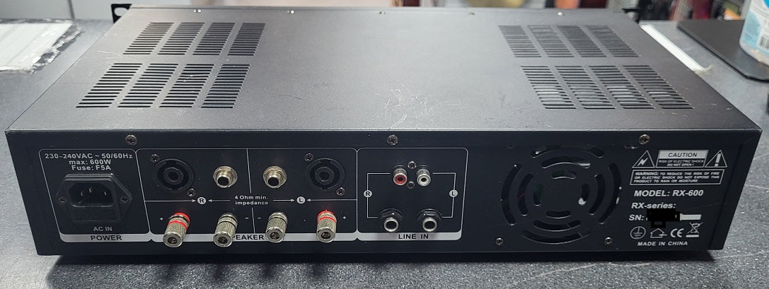 Ekho RX600 - 2 Channel Power Amplifier - 600W