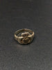 9ct Yellow Gold Irish Claddagh Wedding Ring - Size V - 7.95 Grams