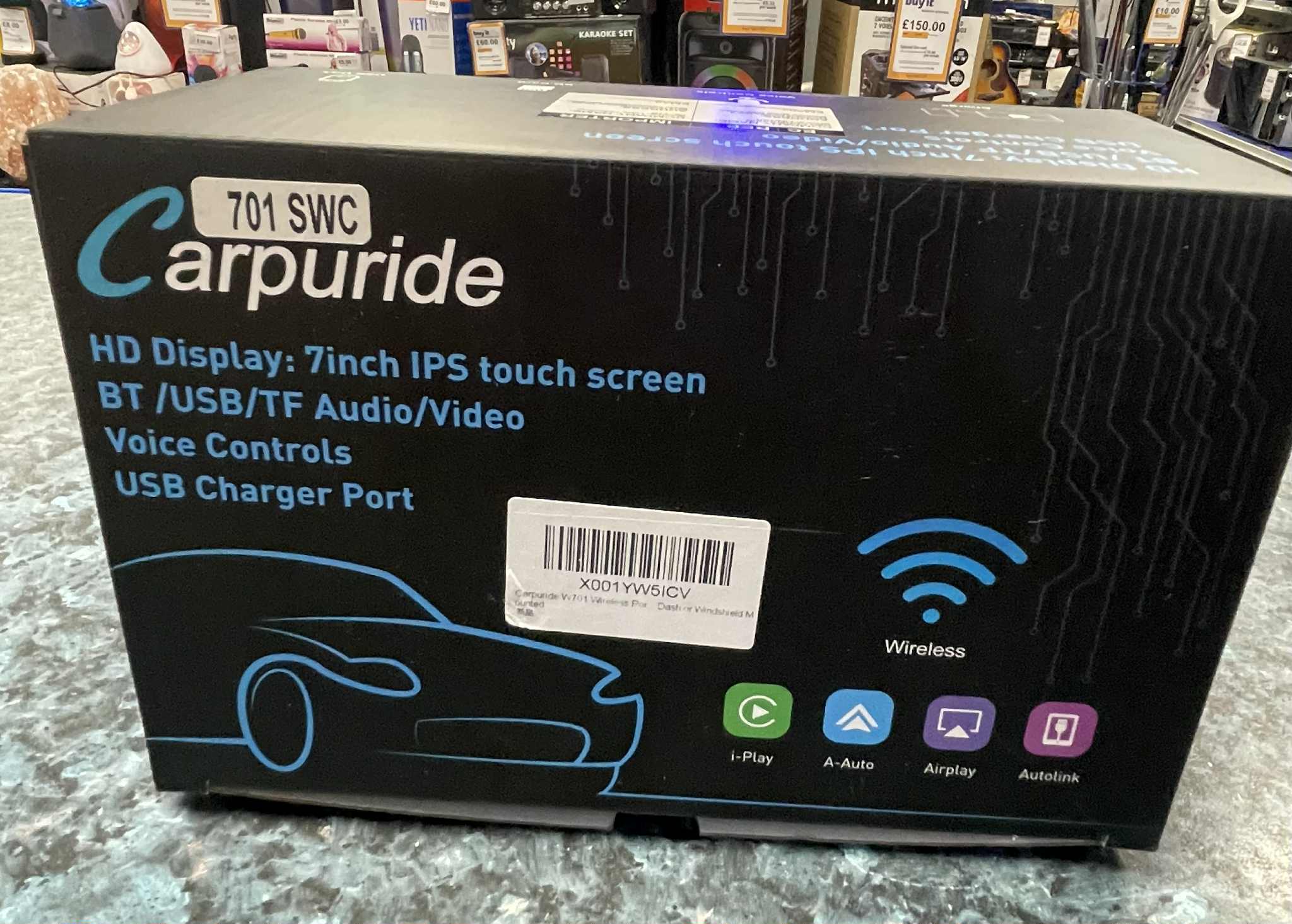 Carpuride HD Display 7 inch IPS touch screen