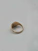 9ct Yellow Gold Patterned Signet Ring - Size O - 5.22 Grams