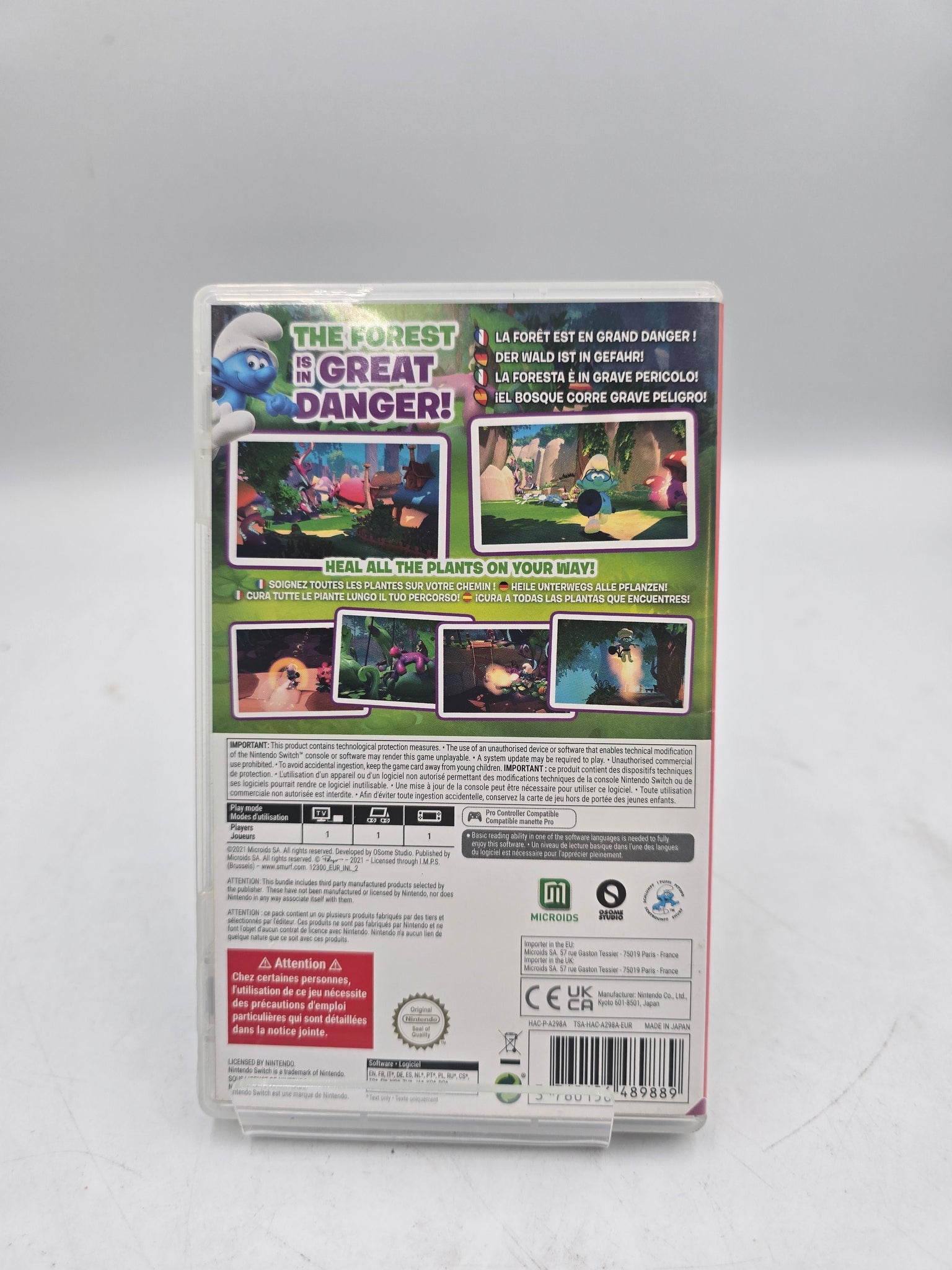 Smurfs The Mission Vileaf Nintendo switch game