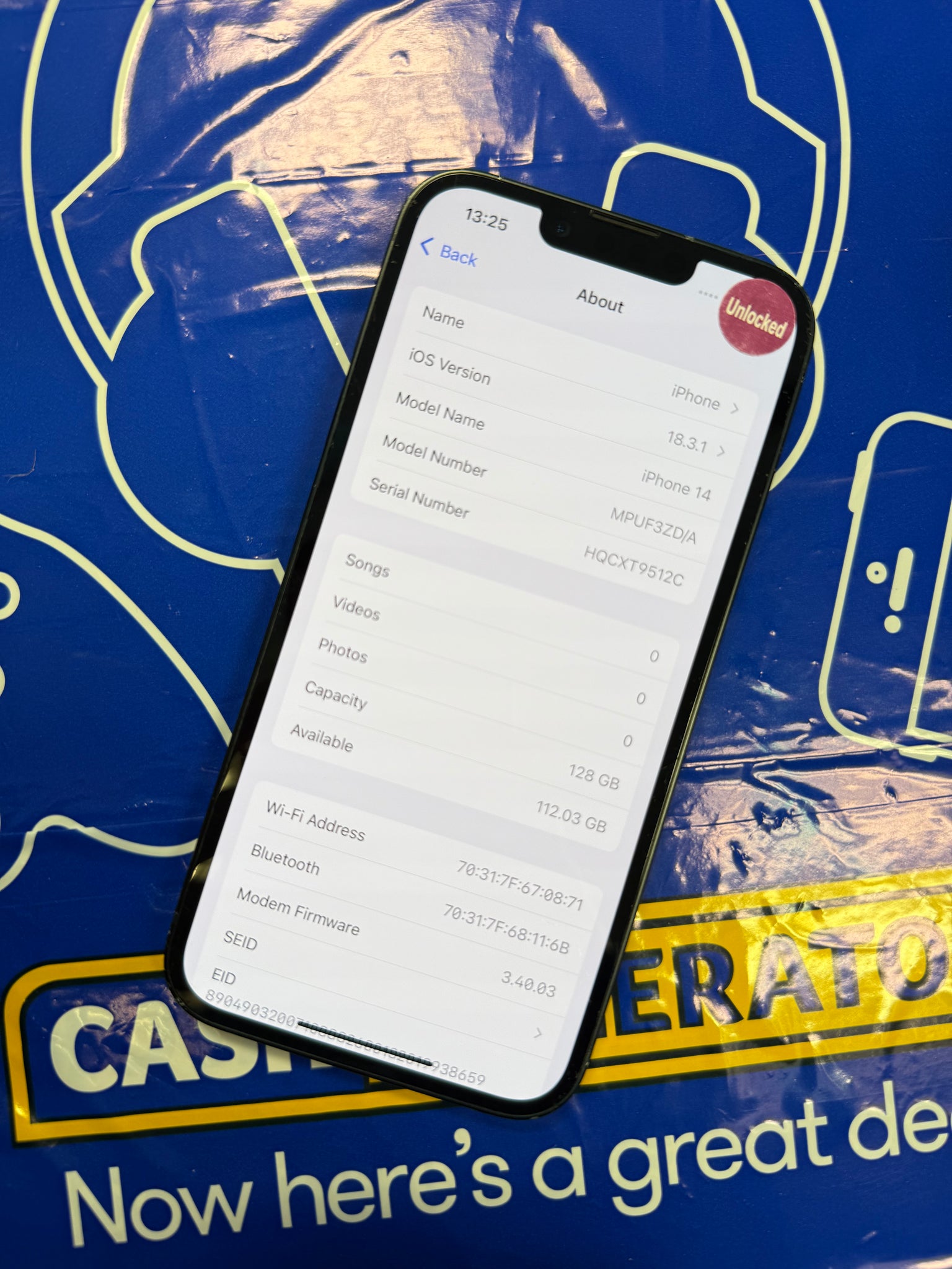 iPhone 14 128GB Midnight