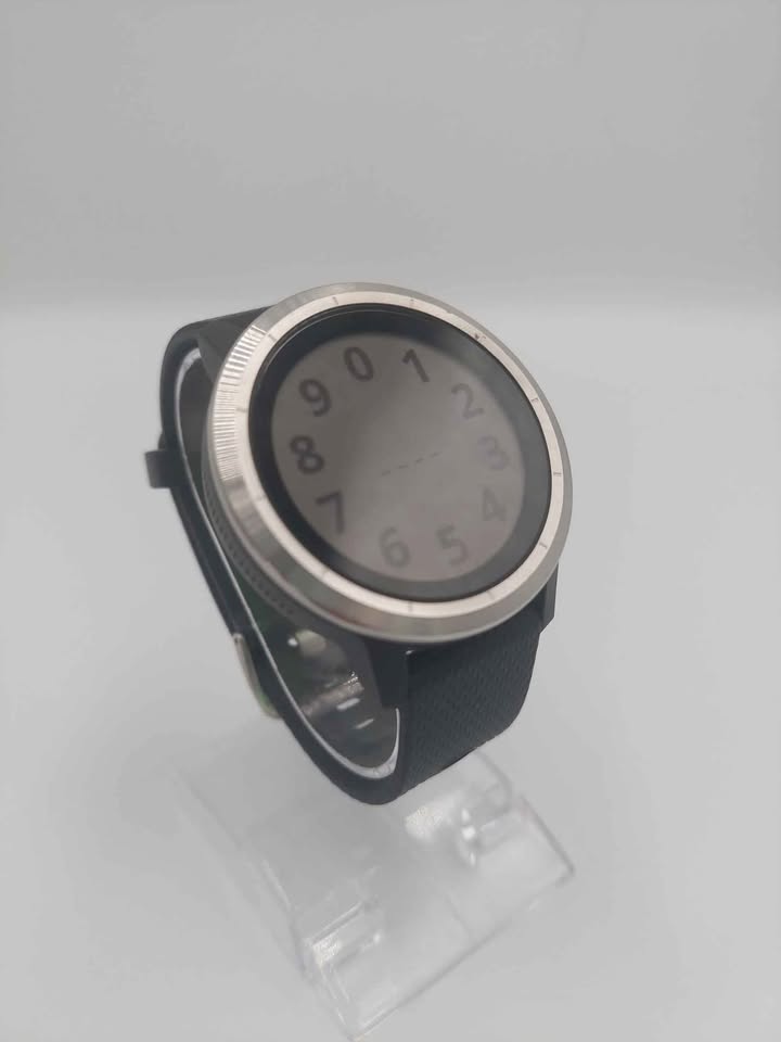 Garmin Vivoactive 3 GPS Smartwatch, Black Rubber Strap