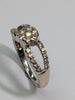 18ct White Gold Diamond Ring - Size I 1/2