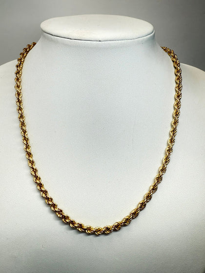 9ct gold rope chain 18