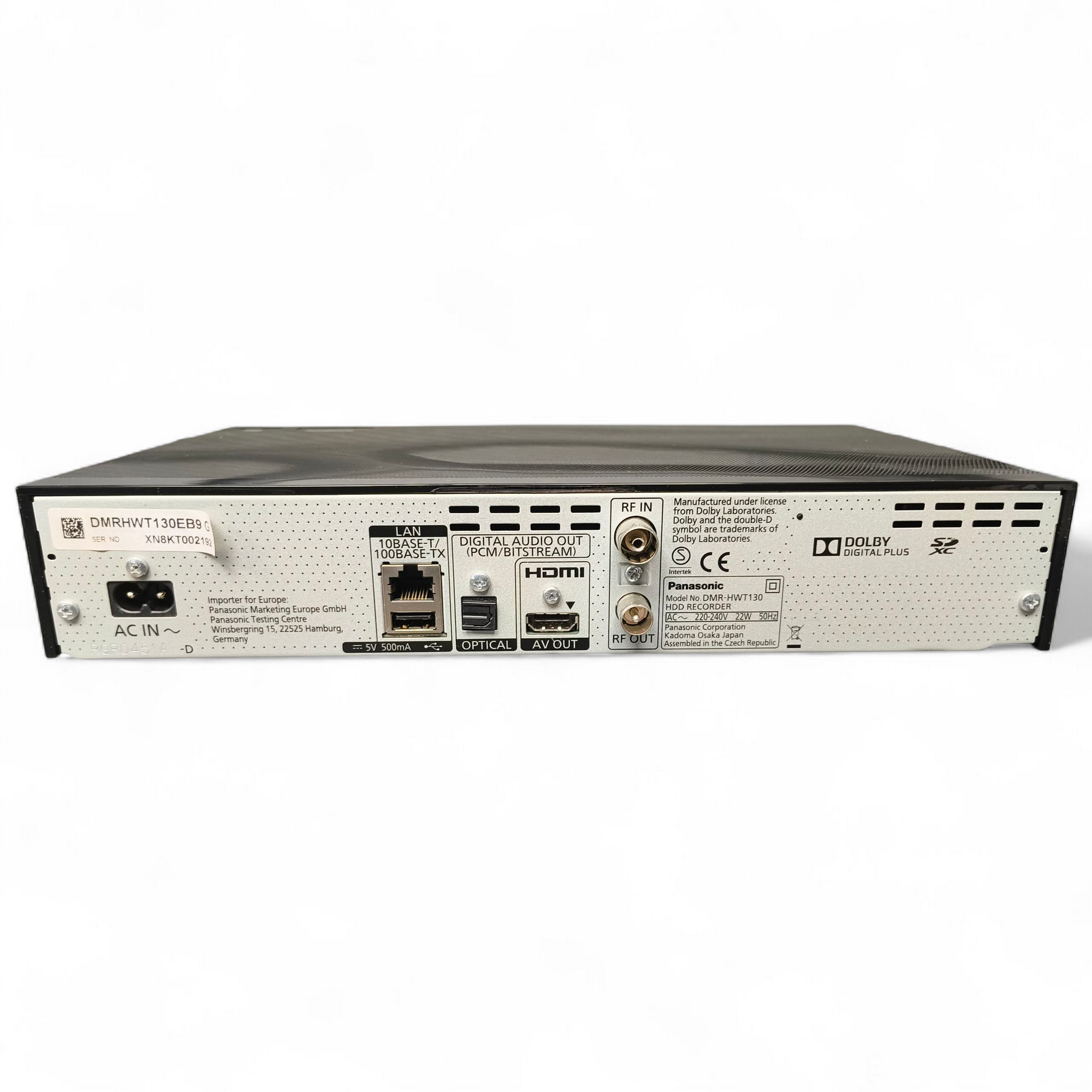 Panasonic Freeview HD Recorder
