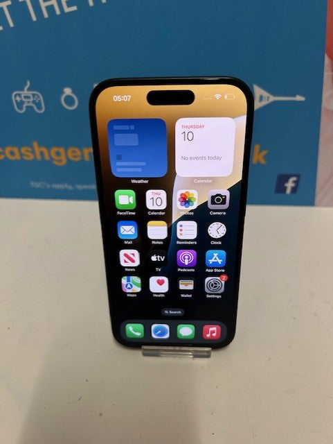 Apple Iphone 16 128GB Black Unlocked Apple Warranty