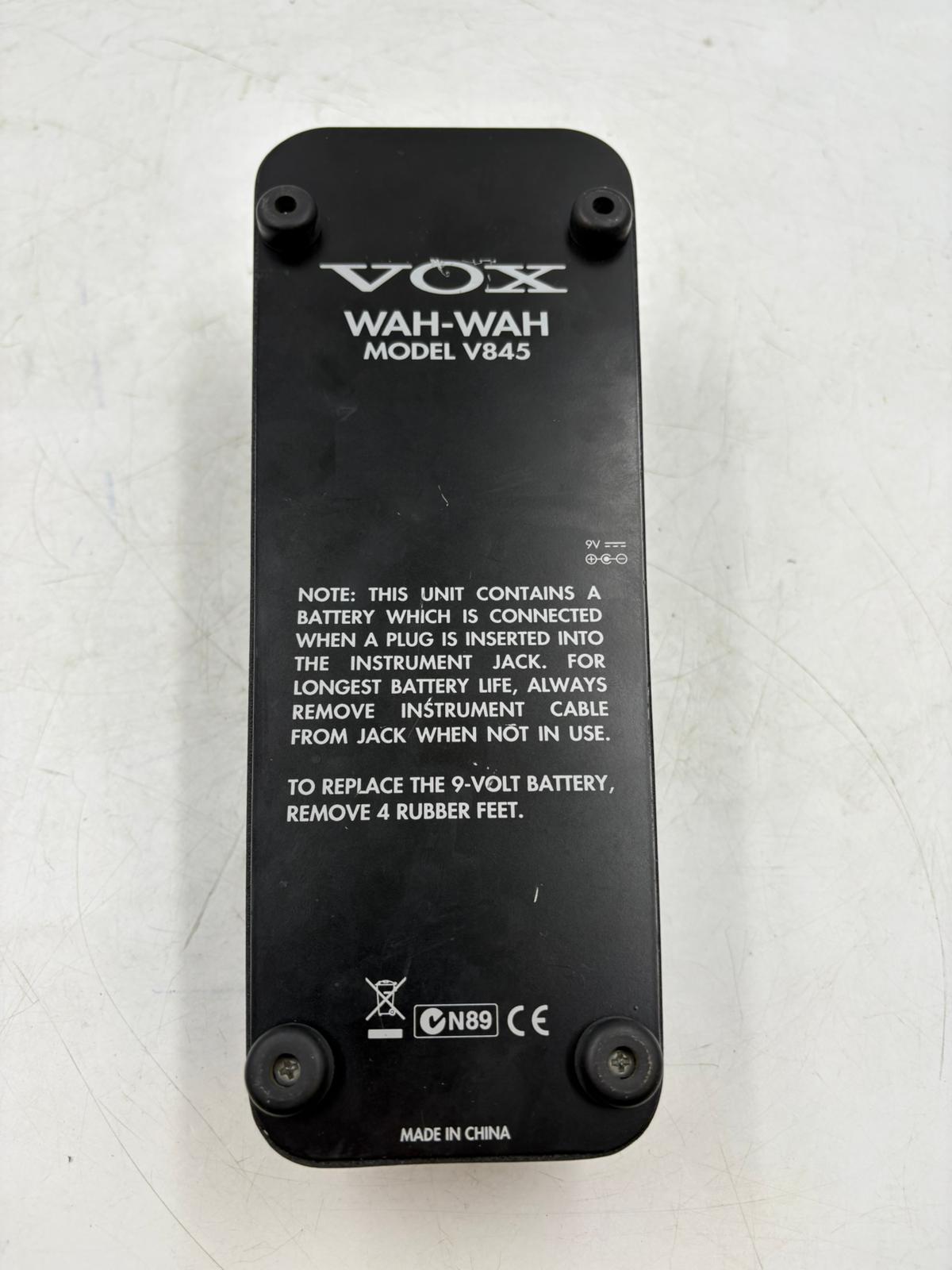 Vox V845 Wah Pedal
