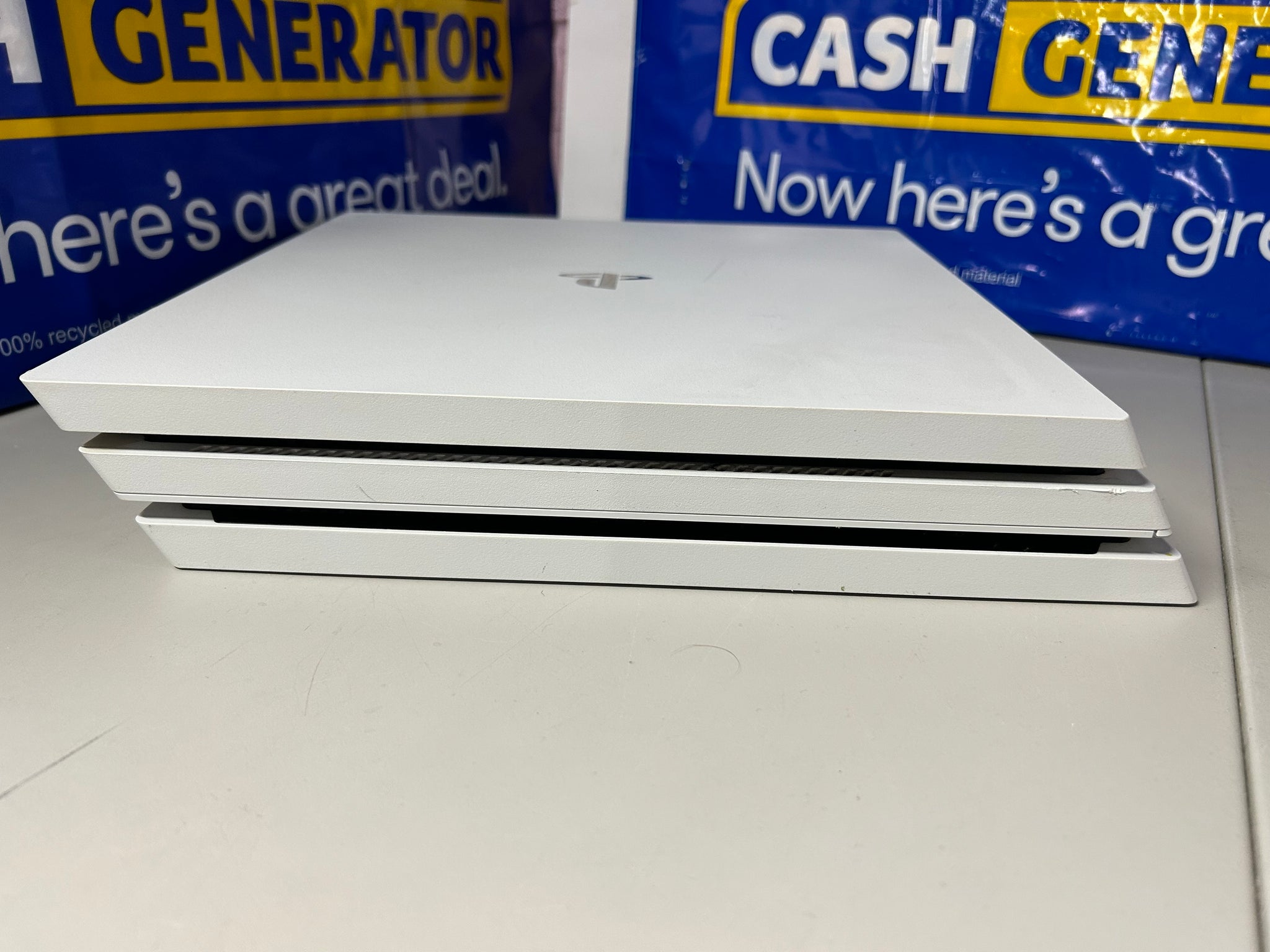 Playstation 4 Pro Console, 1TB Glacier White (No Game/DLC), Unboxed