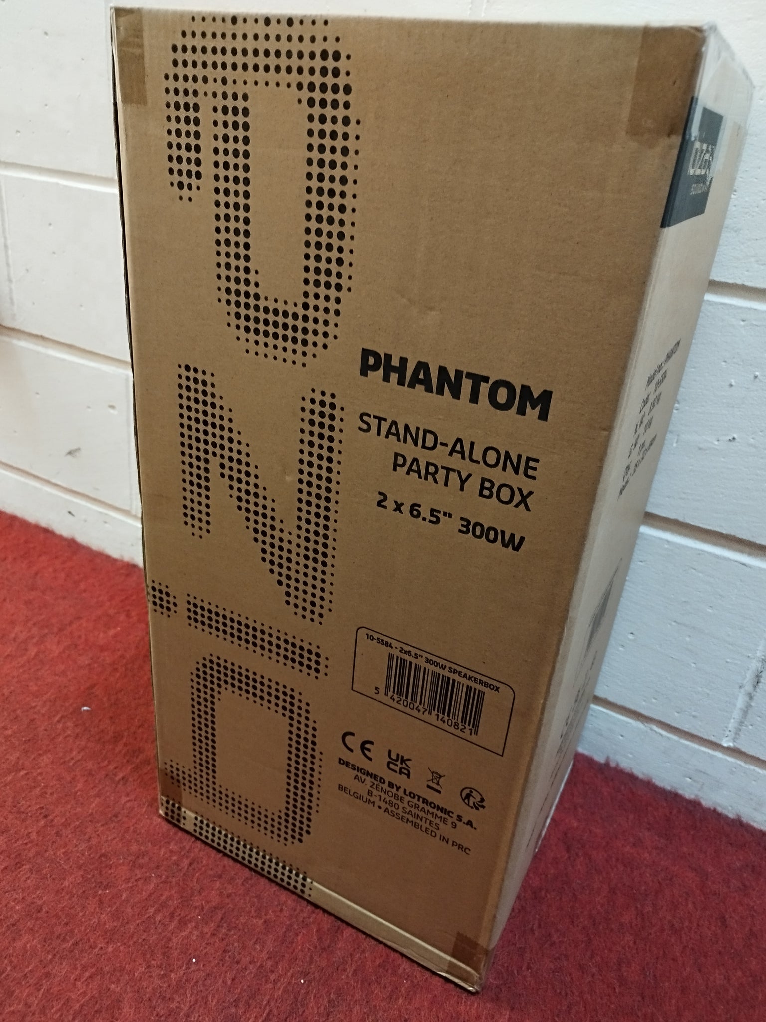 Ibiza Phantom Stand-Alone 300W Bluetooth Partybox - Brown box version