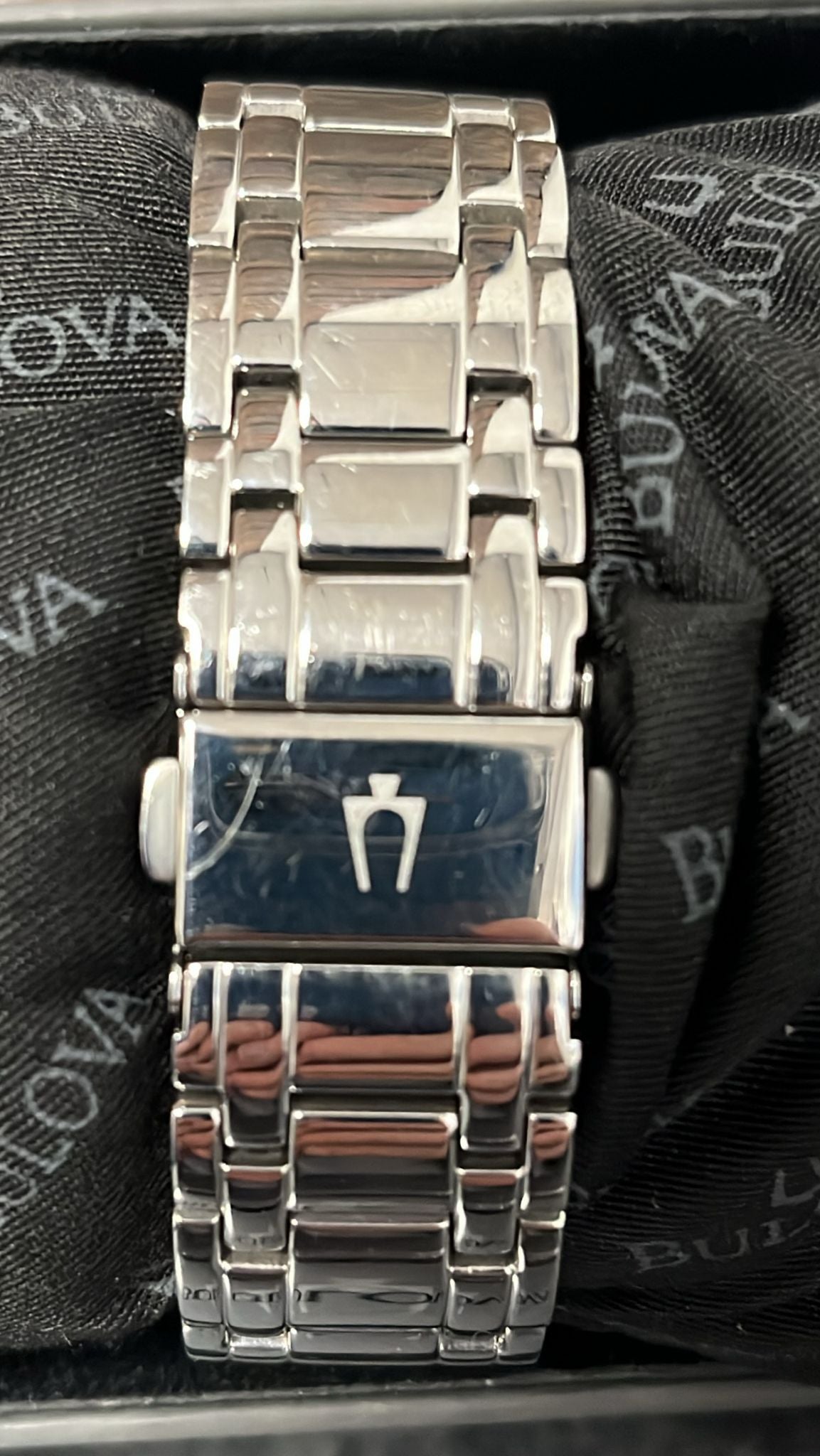 Bulova Blue Dial Stainless Steel Men's Watch