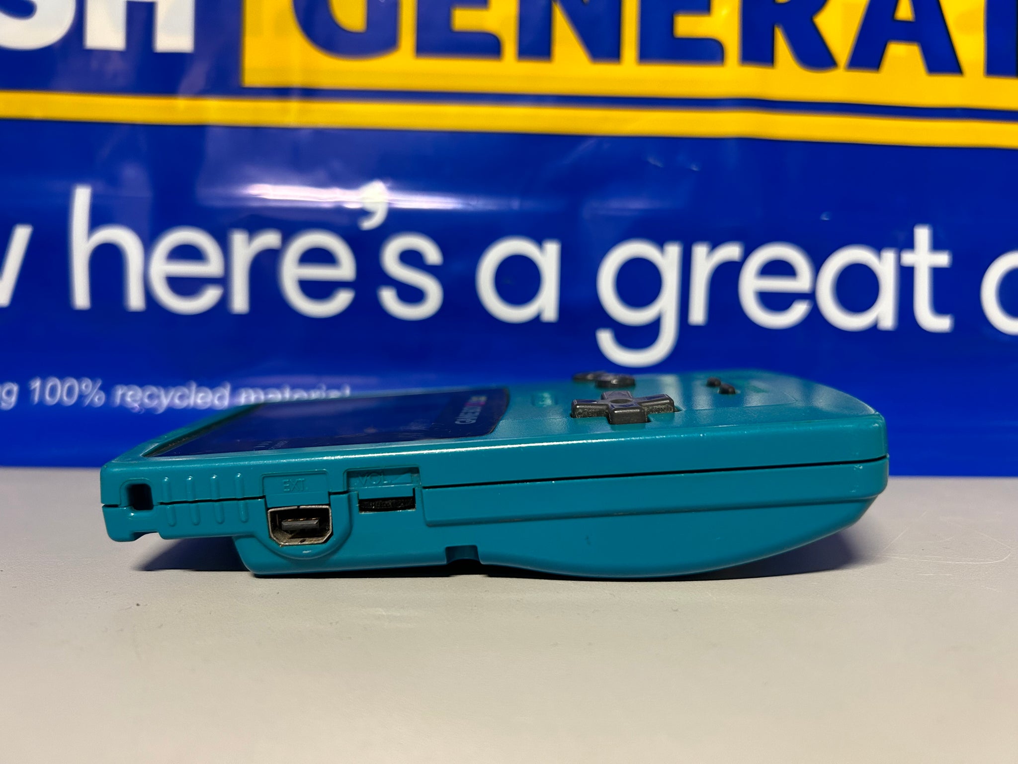 Game Boy Color turquoise Unboxed + pokemon pinball