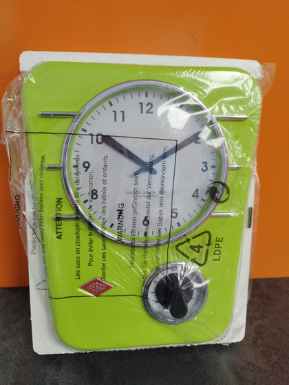 Wesco Kitchen Clock LimeGreen