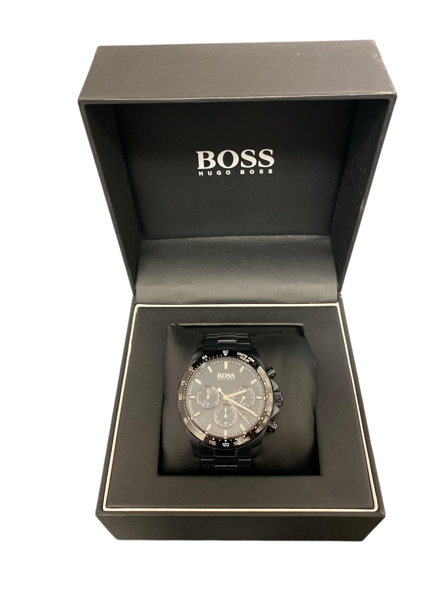 Hugo Boss Mens Watch Stainless Steel Blue Tone