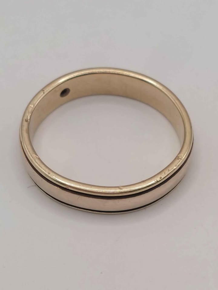 (9ct 375 Hallmarked&Tested), 2.6g Gold Band Ring, Size K