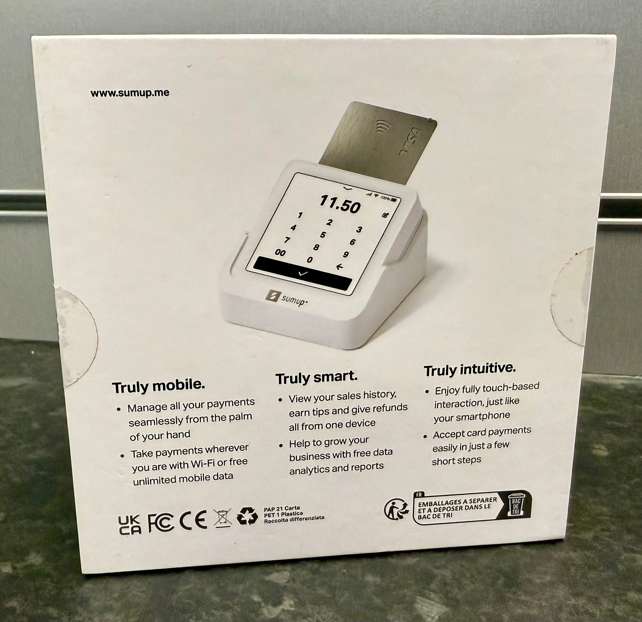 SumUp Solo Smart Card Reader- NEW