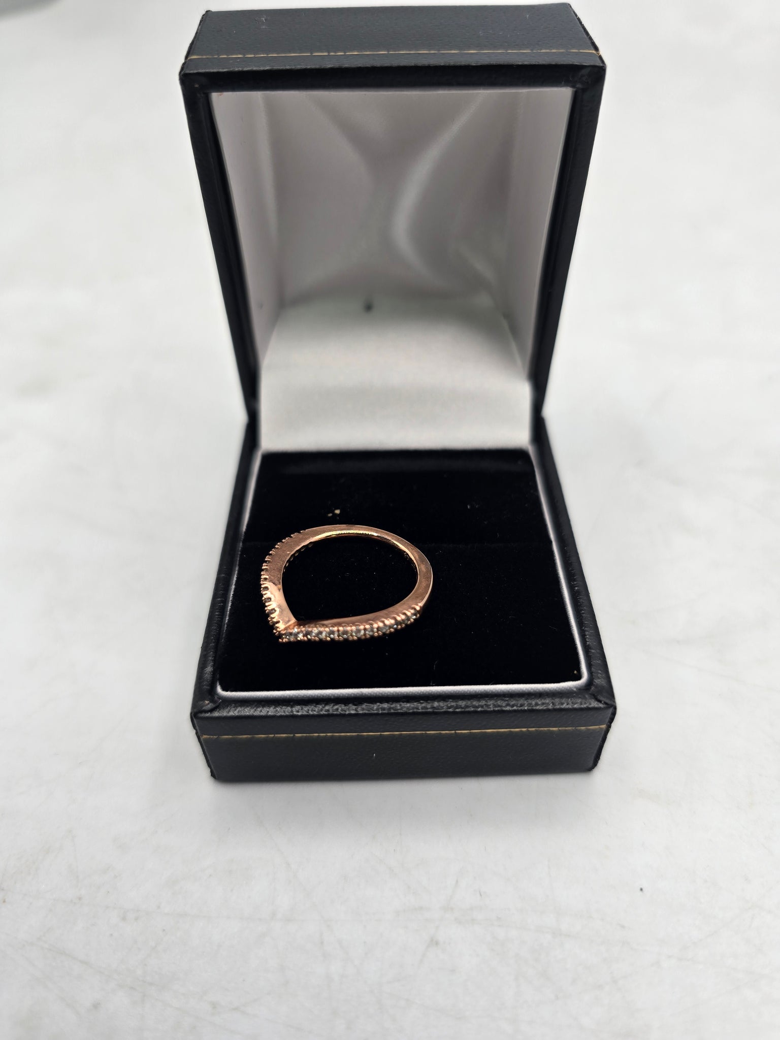 pandora rose wishbone ring