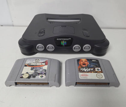 Nintendo 64 Console & 2 Games