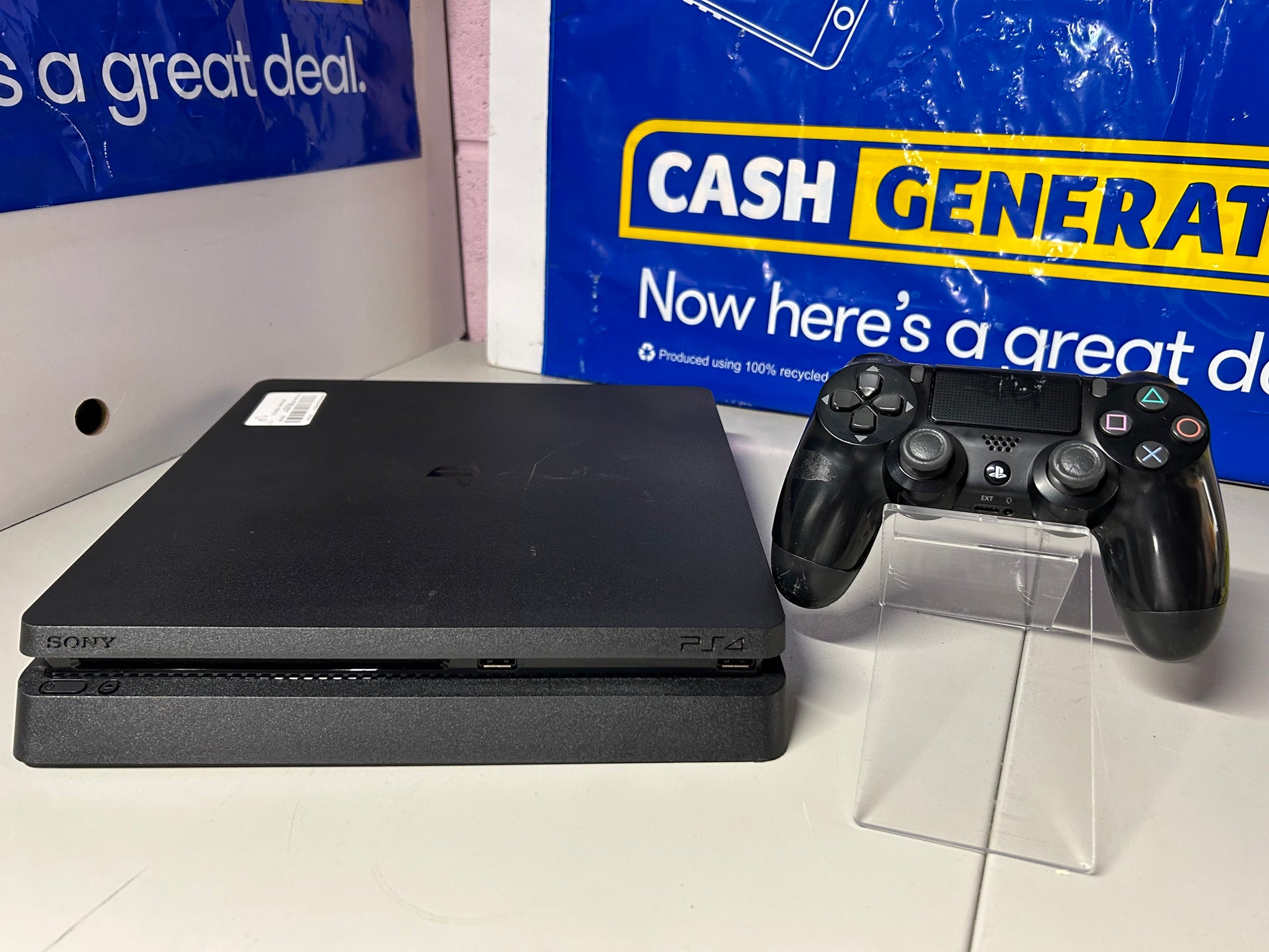Playstation 4 Slim Console, 500GB, Unboxed
