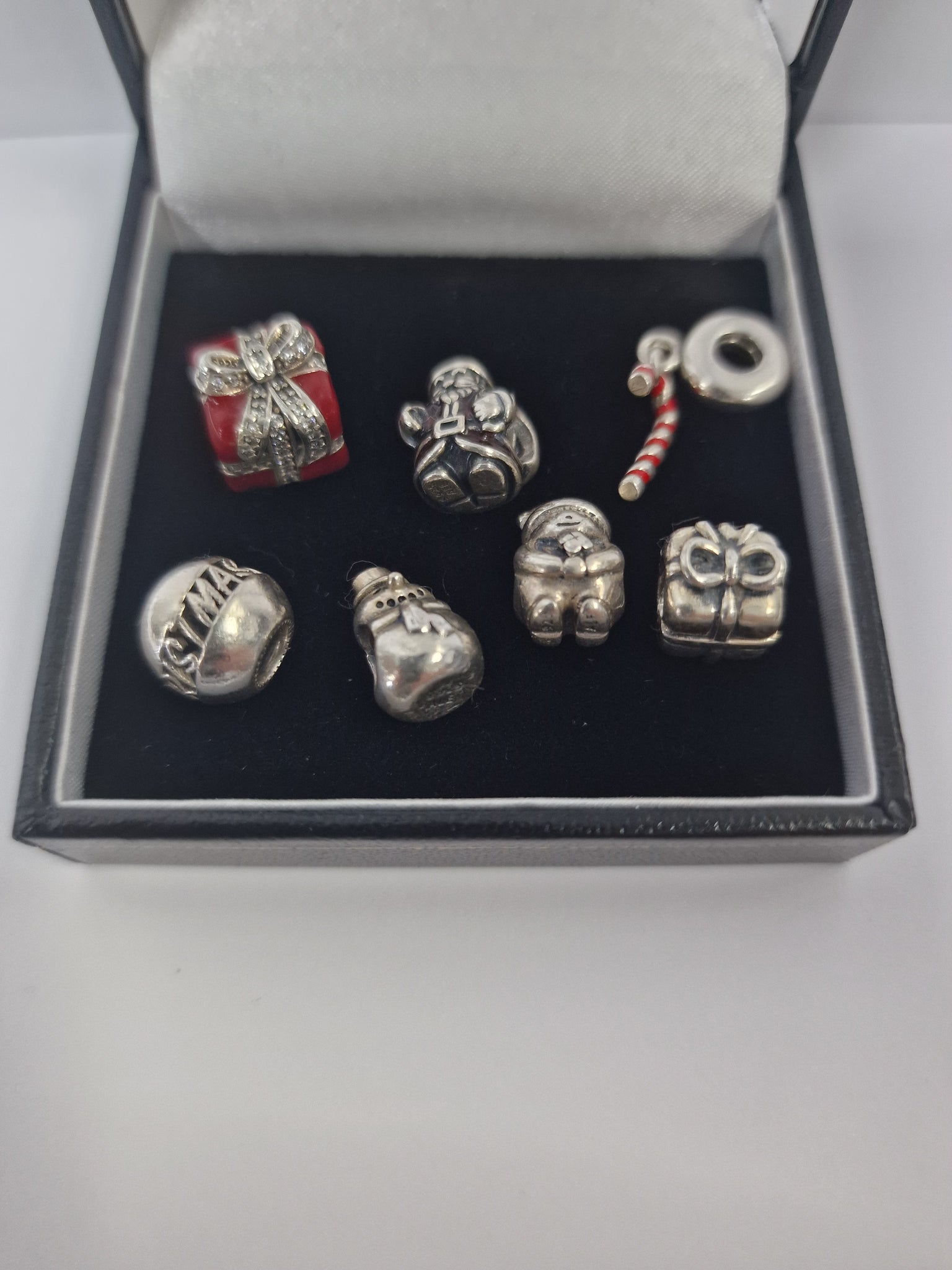 Silver 925 Christmas 7 Charm Bundle ALE