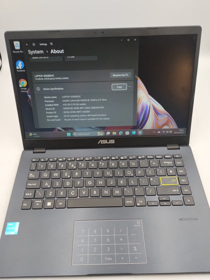 ASUS E410 14in 4GB 128GB Laptop