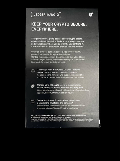 Ledger Nano X Crypto Hardware Wallet  ** Collection Only - Wythenshawe **