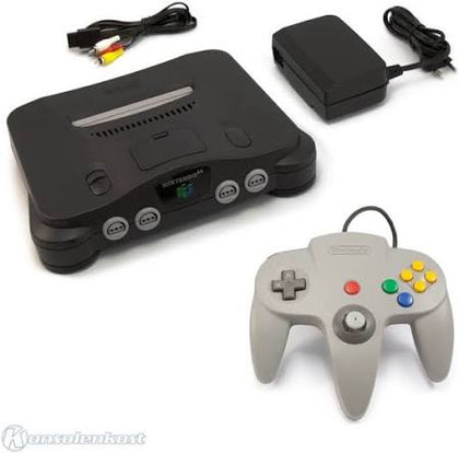 Nintendo 64 Console & 2 Games