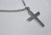 Silver Chain with cross pendant 18"