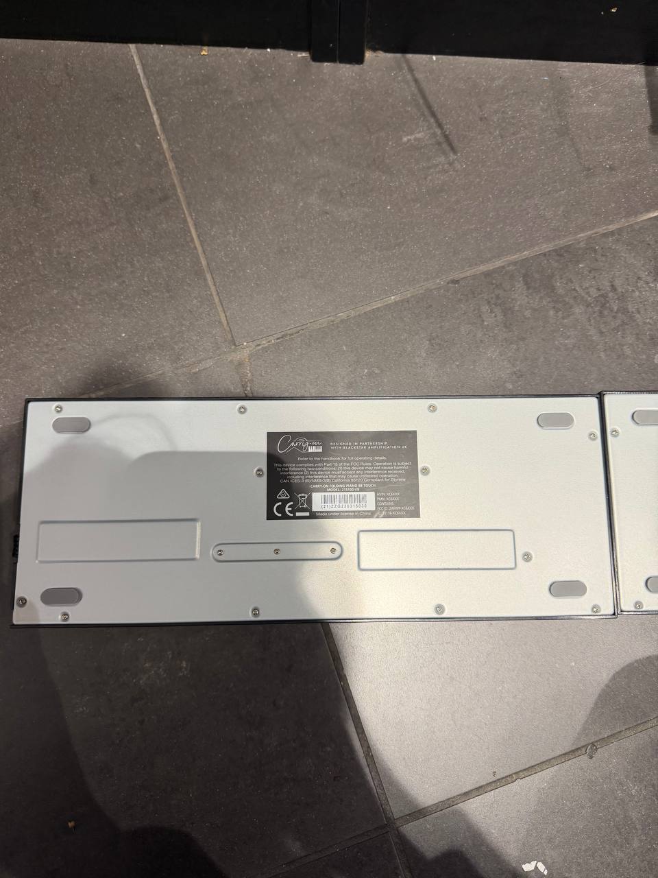 Carry-On 88-Key Touch Sensitive Folding Piano - Black