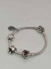 (925 ALE Hallmarked&Tested), Pandora Family Bracelet With Four Charms