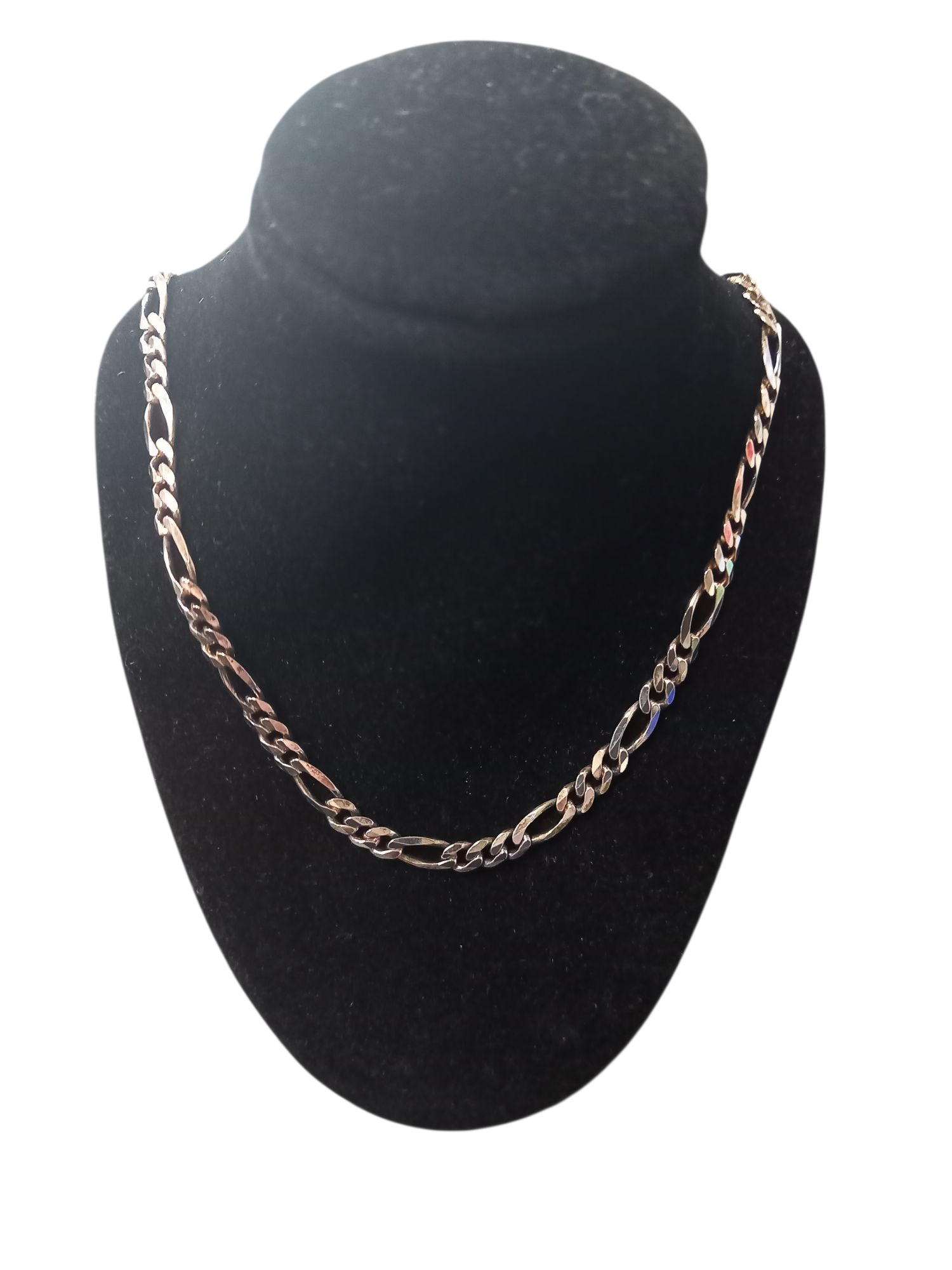 20" Silver Figaro Chain-14.78g