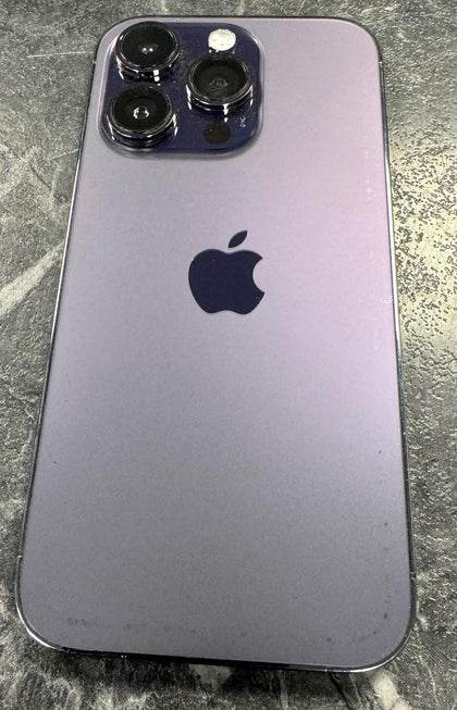 Apple iPhone 14 Pro 128GB Deep Purple Unlocked - 100% Battery Health