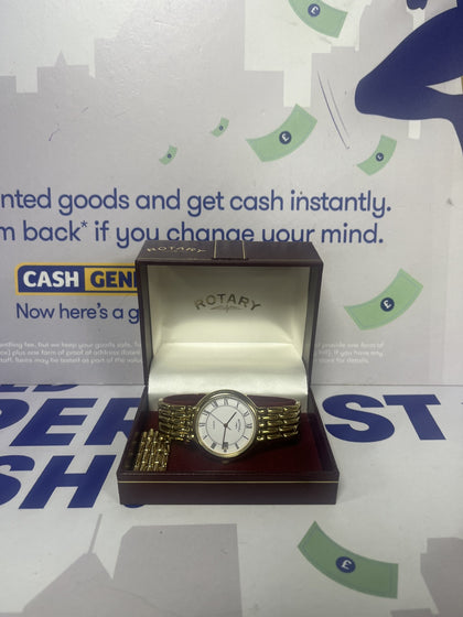 Rotary Gold Plated Watch - Boxed