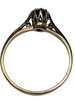 9ct Gold Diamond Ring Size P