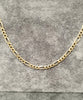 9ct Yellow Gold 31.5" Figaro Chain