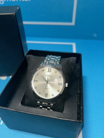Geneva Silver Watch