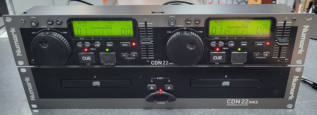 Numark CDN22 MK5 Dual CD Player + Controller - Professional DJ Equipment