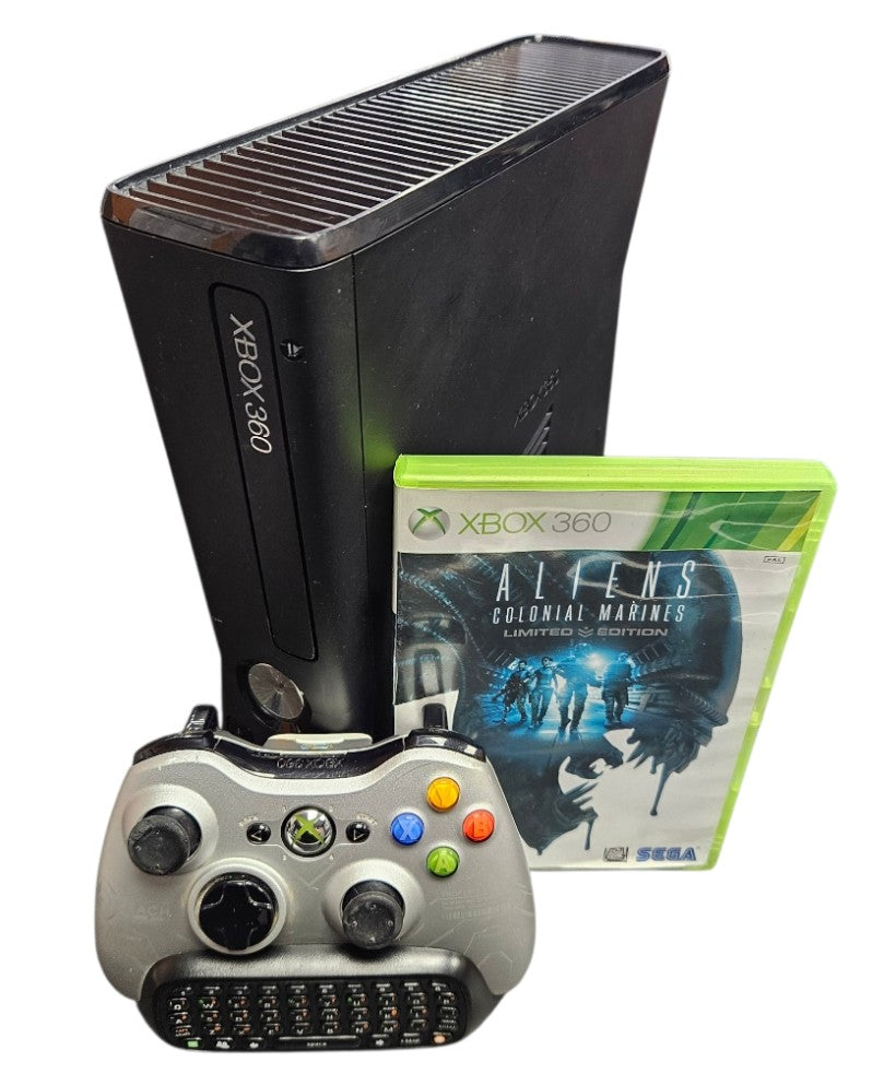 Microsoft XBox 360 250gb with Aliens Colonial Marines - Unboxed