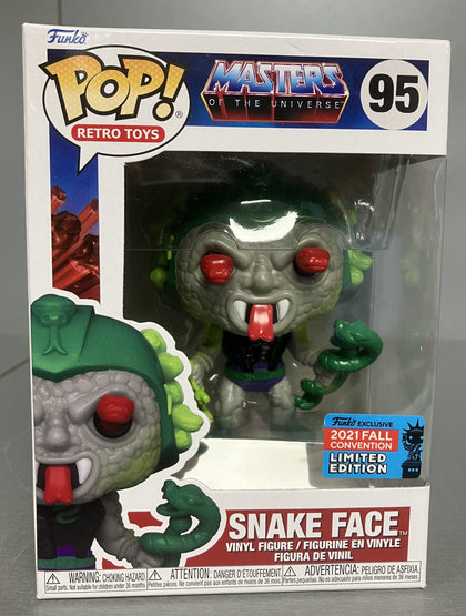 ** Collection Only **Masters of the Universe - Pop! Vinyl Figure Snake Face Fall Convention Exclusive