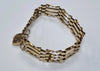 9ct gold Gate Bracelet