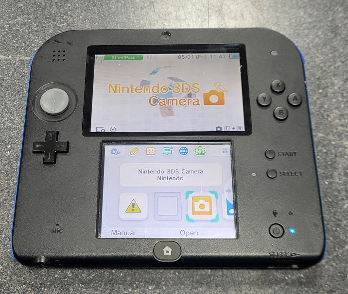 Nintendo 2ds Blue & Black Console